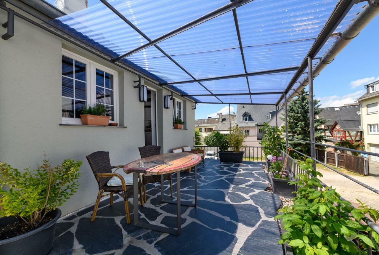 Fewo " Schmiede " Innenstadt, Ruhige Lage, Grosse Terrasse, Wlan Inkl. Рюдесхайм-на-Рейне Экстерьер фото